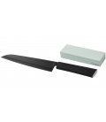 Element chef&apos;s knife and whetstoneElement chef&apos;s knife and whetstone Marksman