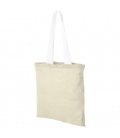Nevada 100 g/m2 cotton tote bag coloured handles 7L