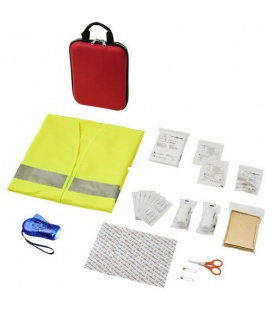 Handies 46-piece first aid kit and safety vest