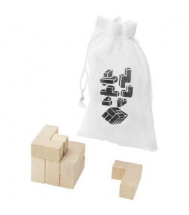 Solfee wooden squares brain teaser with pouchSolfee wooden squares brain teaser with pouch Bullet