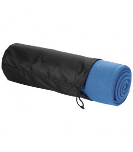 Huggy fleece plaid blanket with carry pouchHuggy fleece plaid blanket with carry pouch Bullet
