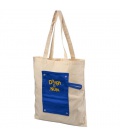 Snap 180 g/m2 roll-up buttoned cotton tote bagSnap 180 g/m2 roll-up buttoned cotton tote bag Bullet