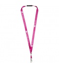 Oro ribbon lanyard with break-away closureOro ribbon lanyard with break-away closure PF Manufactured