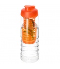 H2O Active® Treble 750 ml flip lid bottle &amp; infuser