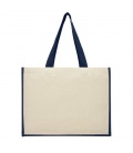 Varai 320 g/m2 canvas and jute shopping tote bag 23L