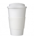 Americano® 350 ml tumbler with grip &amp; spill-proof lid