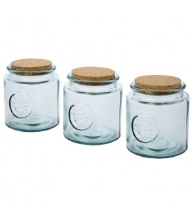 Aire 800 ml 3-piece recycled glass jar setAire 800 ml 3-piece recycled glass jar set Authentic