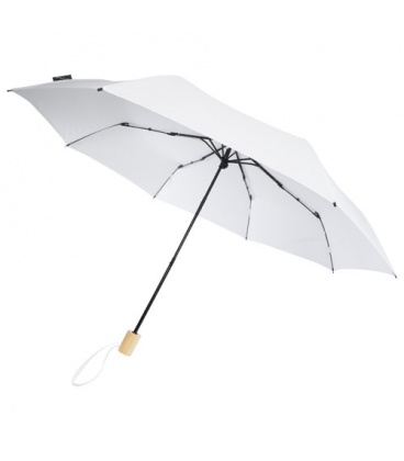 Birgit 21&apos;&apos; foldable windproof recycled PET umbrella