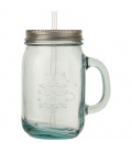 Juggo recycled glass mug with strawJuggo recycled glass mug with straw Authentic