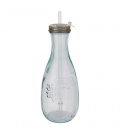 Polpa Flasche mit Trinkhalm aus recyceltem Glas Polpa Flasche mit Trinkhalm aus recyceltem Glas  Authentic