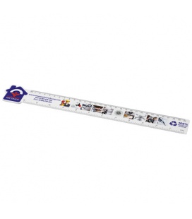 Tait 30cm house-shaped recycled plastic ruler