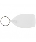 Tait rectangular-shaped recycled keychain