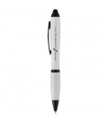 Nash stylus ballpoint pen with coloured gripNash stylus ballpoint pen with coloured grip Bullet