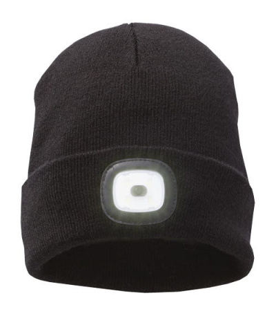 Pletená čepice Mighty s LED čelovkou - 38661990 1
