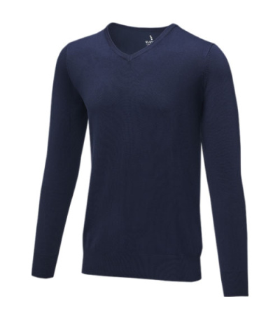 Pánský svetr s límečkem do V Stanton - 38225494 1